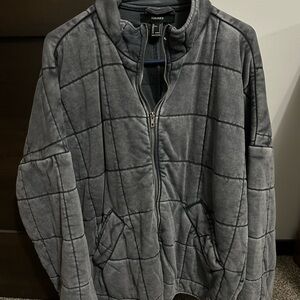 Forever 21 Gray Quilted Women’s Jacket
